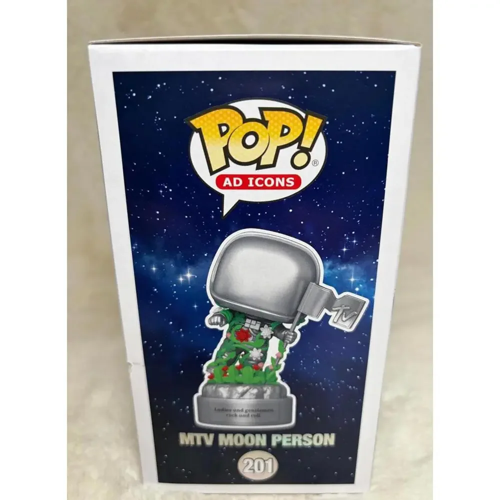 Funko Pop! MTV Moon Person #201 – Garden / Floral Suit Edition (With Box)